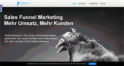 Desktop Screenshot of performance-marketing.at