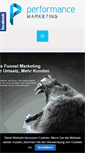 Mobile Screenshot of performance-marketing.at